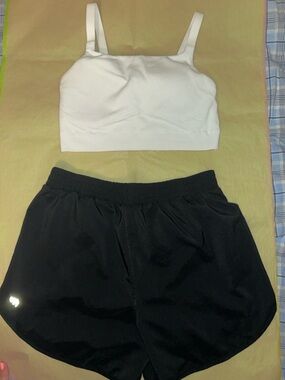 Aerie Bralette + Target Running Shorts Athletic wear cheer gymnastics dance